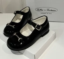 6270-2   Black Shoe with Horsebit Buckle