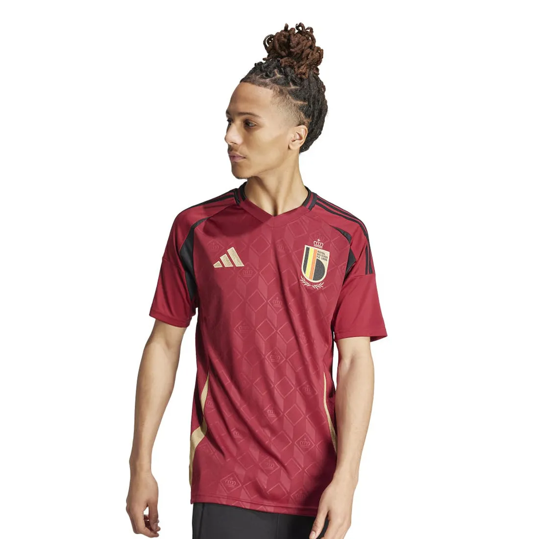 Belgium 2024/25 Home Adidas Men's Jersey Red