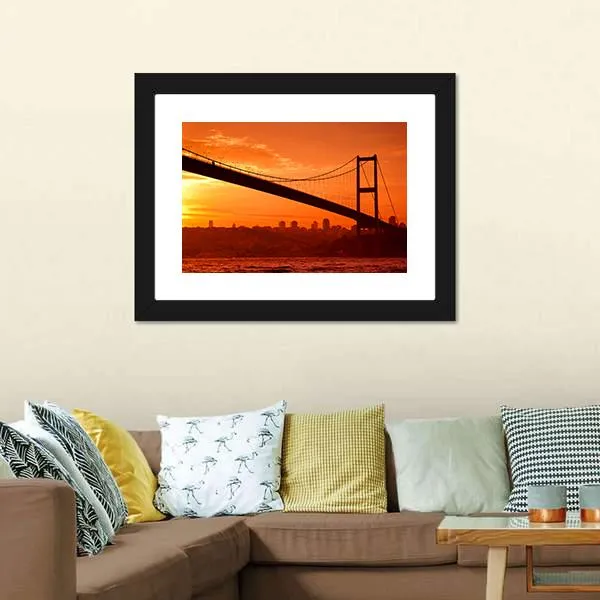 Bosphorus Bridge Canvas Wall Art