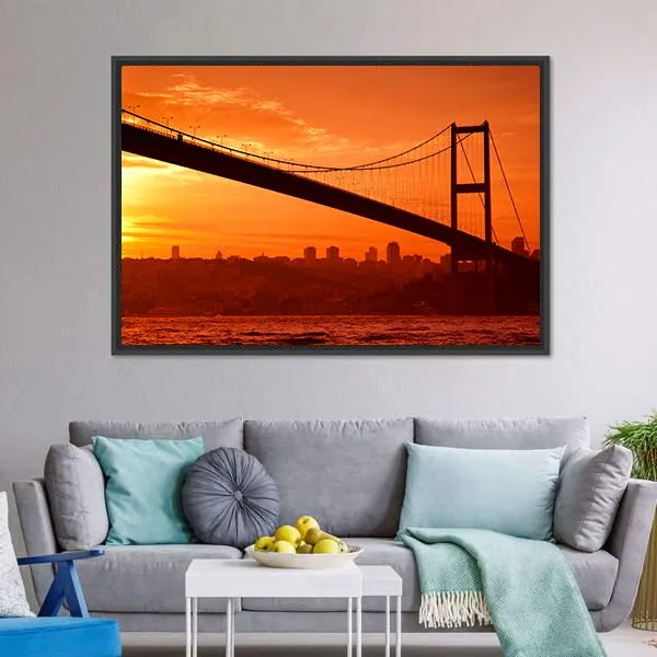 Bosphorus Bridge Canvas Wall Art