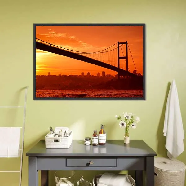 Bosphorus Bridge Canvas Wall Art