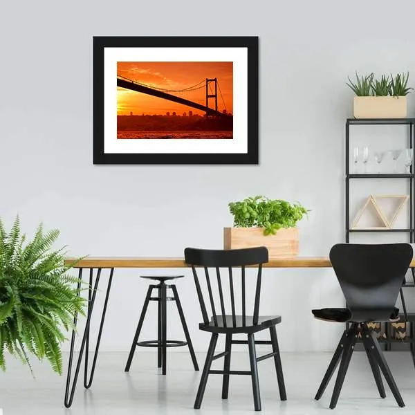 Bosphorus Bridge Canvas Wall Art