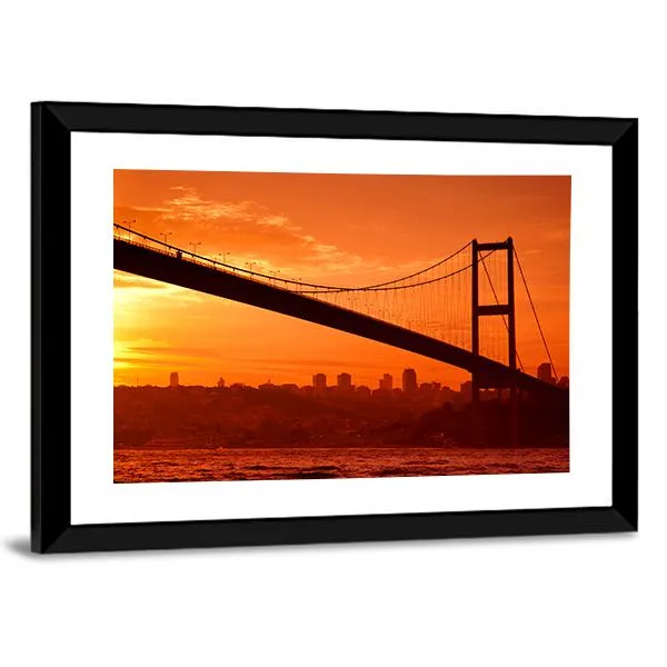 Bosphorus Bridge Canvas Wall Art