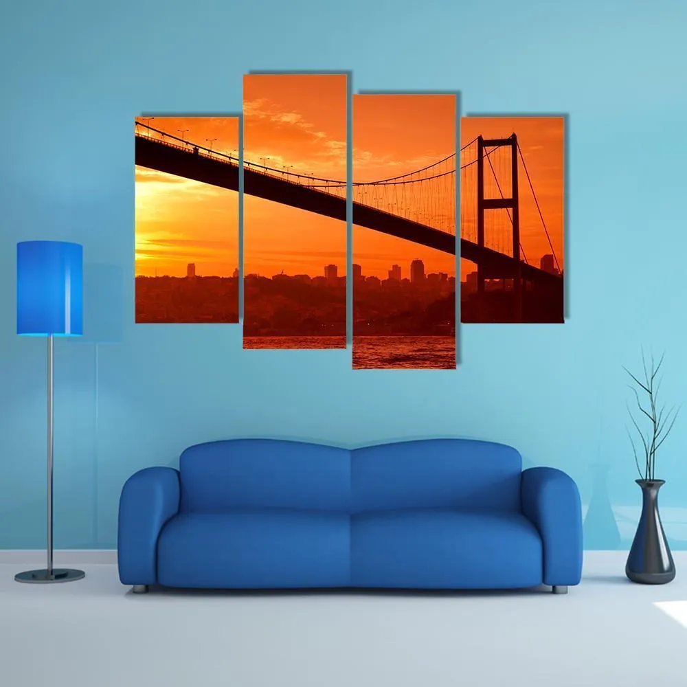 Bosphorus Bridge Canvas Wall Art