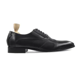 Danika - Men's Black Calf Leather Oxford Shoe