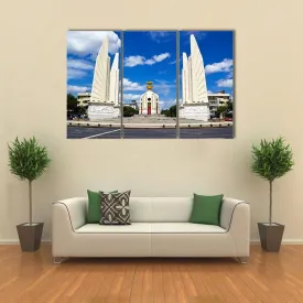 Democracy Monument Canvas Wall Art