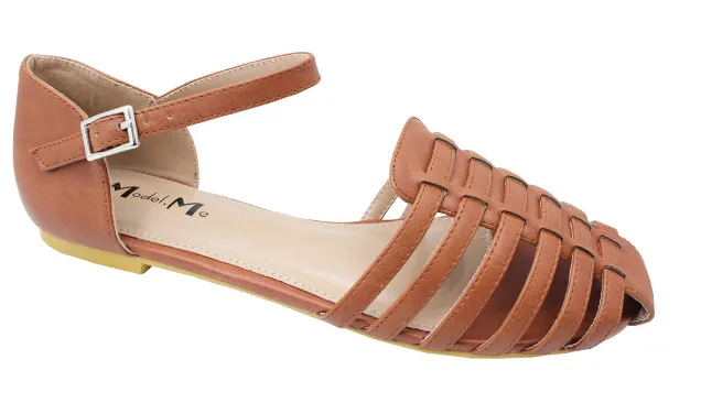 Fashion flat strippy sandal  (***Capped Shipping***)