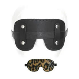 Fur-Lined Buckle Blindfold