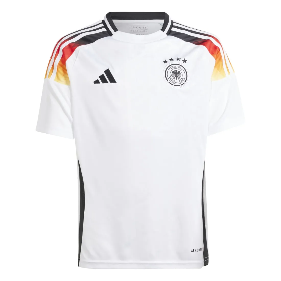 Germany 2024 Adidas Home Junior Jersey White