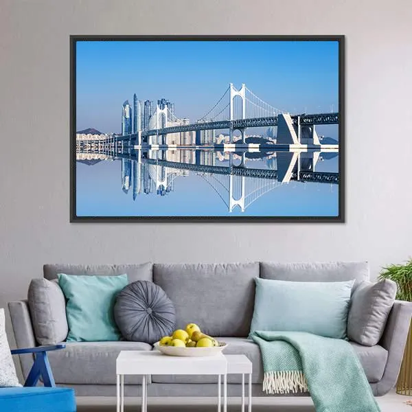 Gwangan Bridge Canvas Wall Art