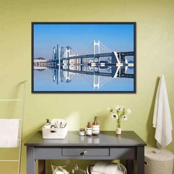 Gwangan Bridge Canvas Wall Art