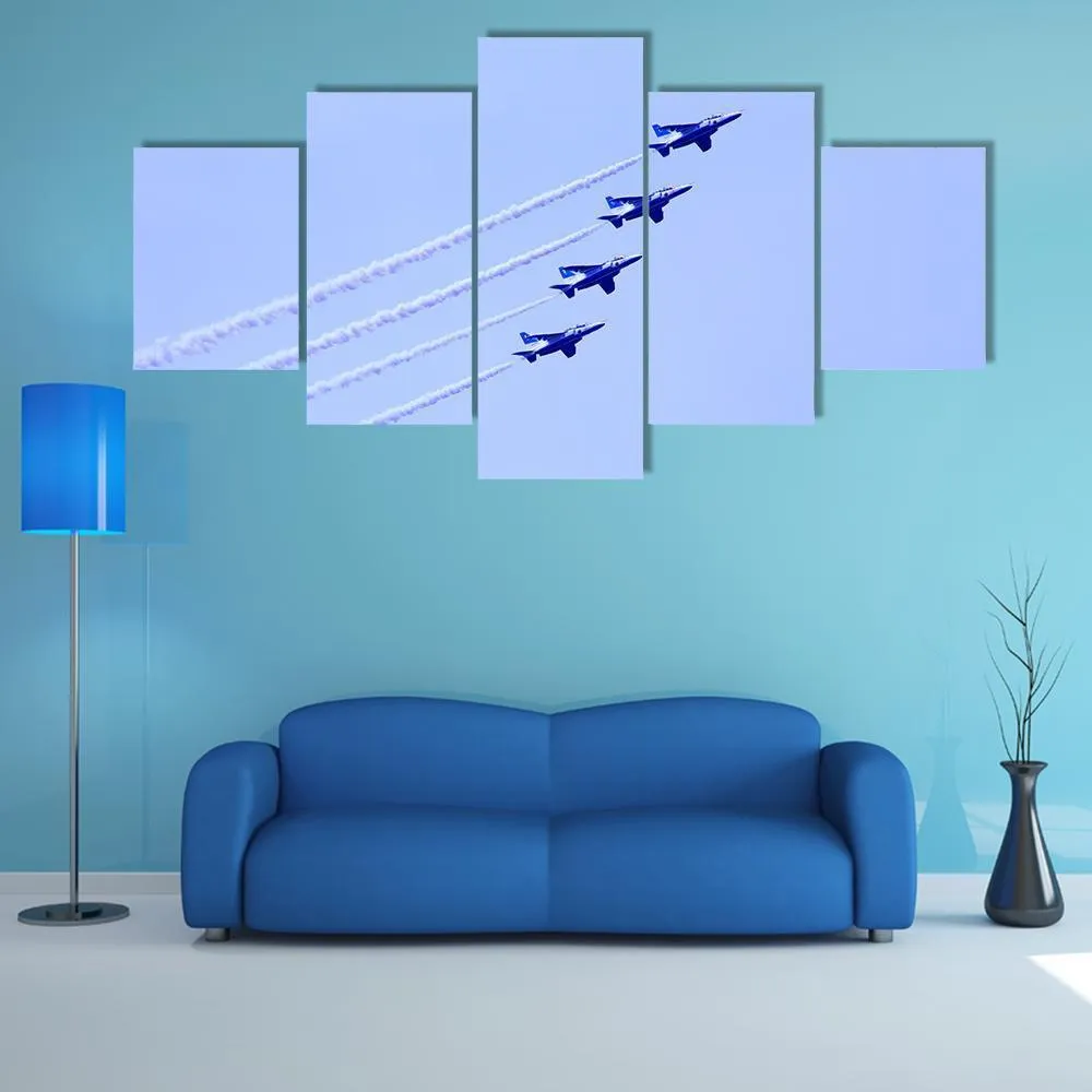 Impulse Formation Flying Canvas Wall Art