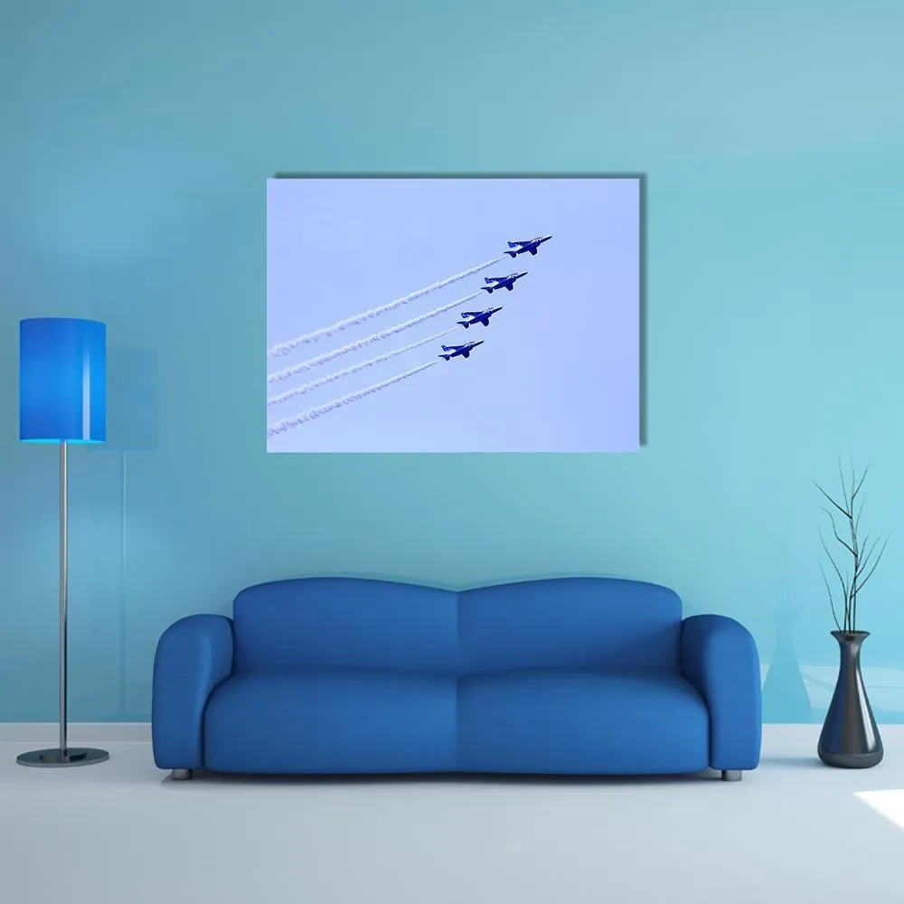 Impulse Formation Flying Canvas Wall Art