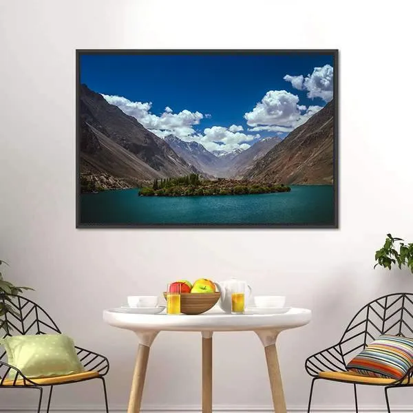 Lake In Karakoram  Pakistan Canvas Wall Art