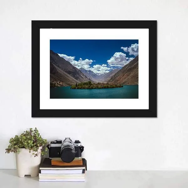 Lake In Karakoram  Pakistan Canvas Wall Art