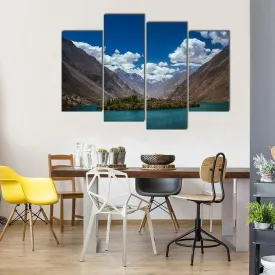 Lake In Karakoram  Pakistan Canvas Wall Art