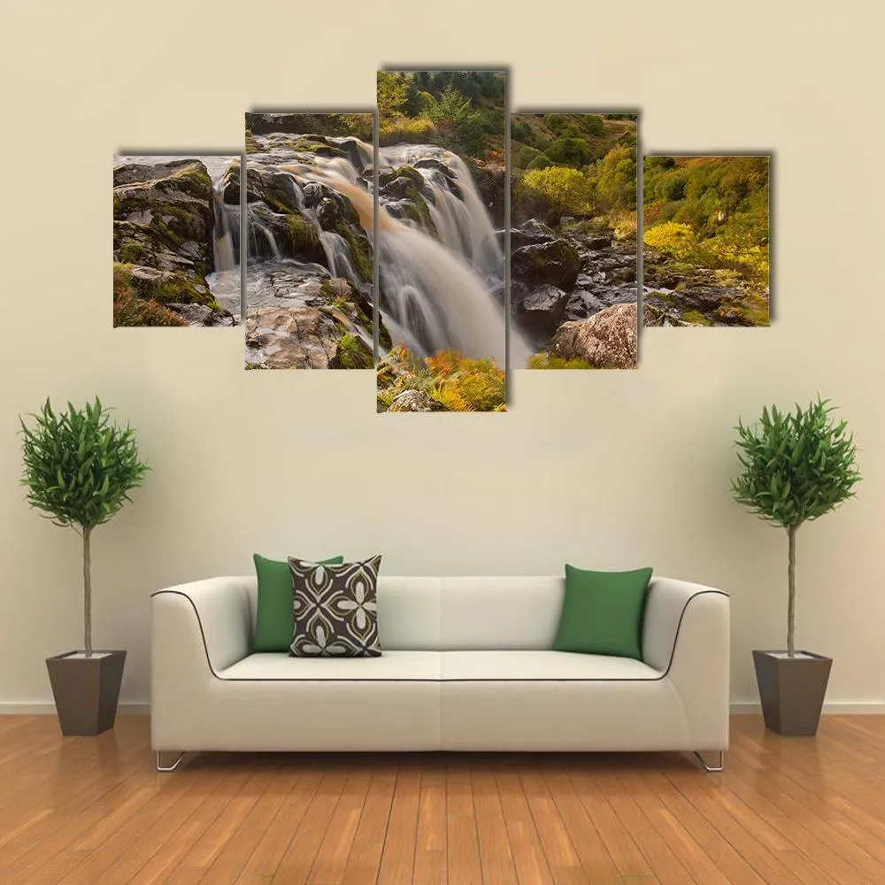 Loup Of Fintry Waterfall Canvas Wall Art