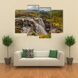 Loup Of Fintry Waterfall Canvas Wall Art