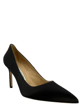 Manolo Blahnik BB Satin Pumps in Size 8.5