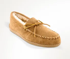 Men's Minnetonka Sheepskin Hardsole Moccasin Slipper #3741X (Extra Large Sizes)