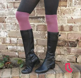 Merino Wool Women's Knee High Socks in Blush - Aussie Made