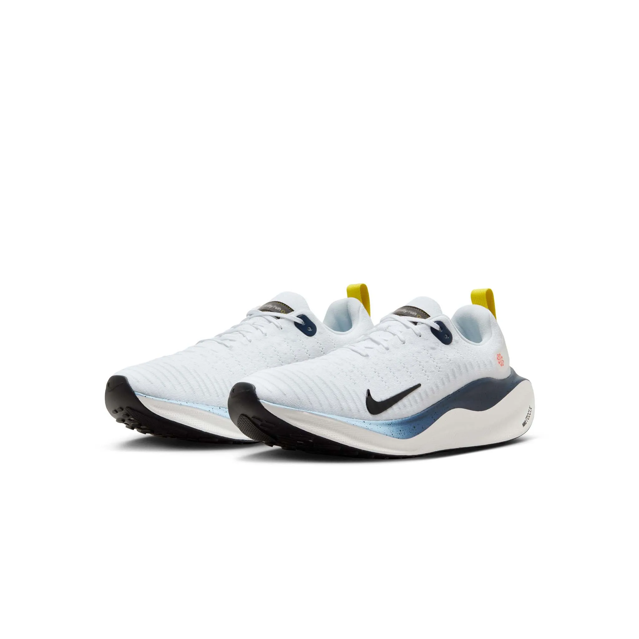 Nike | Men's InfinityRN 4 Road Running Shoes - White/Black-Speed Red-Speed Yellow