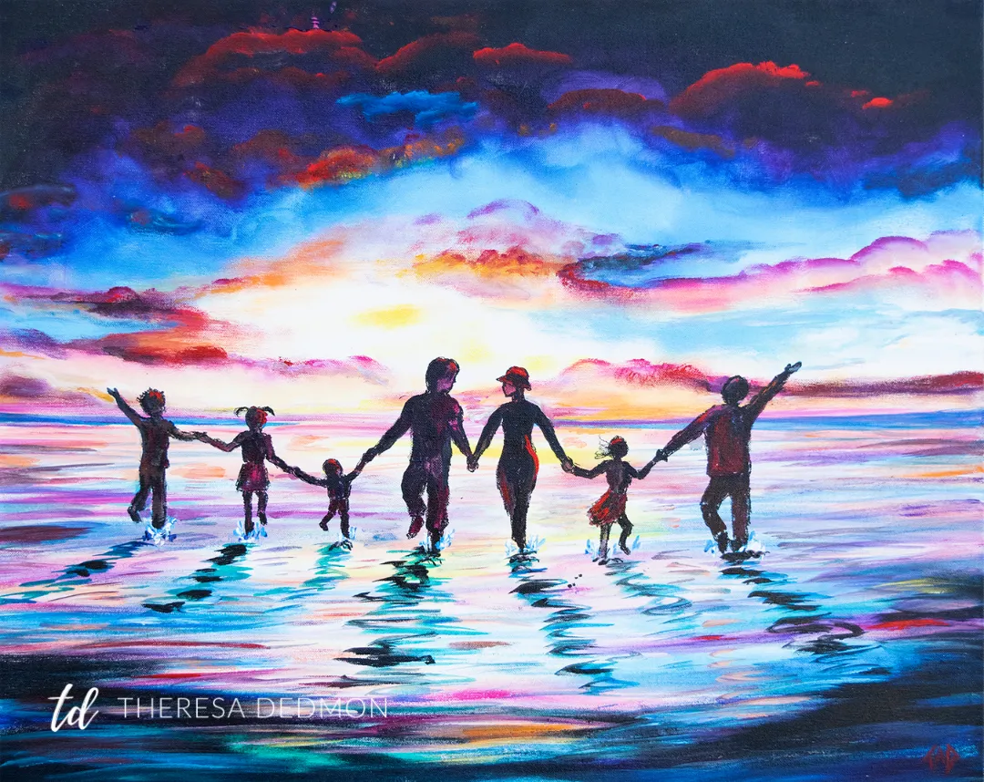 "Walking on Water" - Prophetic Art Print