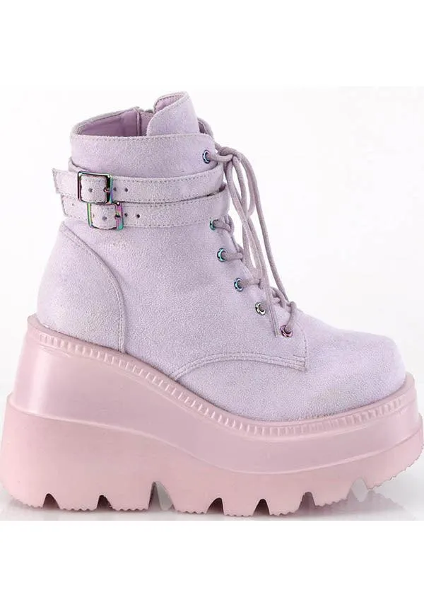 SHAKER-52 [Lavender] | PLATFORM BOOTS [PREORDER]