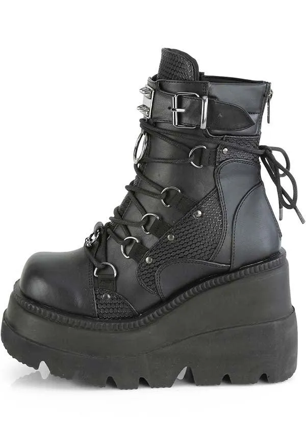 SHAKER-60 [Black] | PLATFORM BOOTS [IN STOCK]