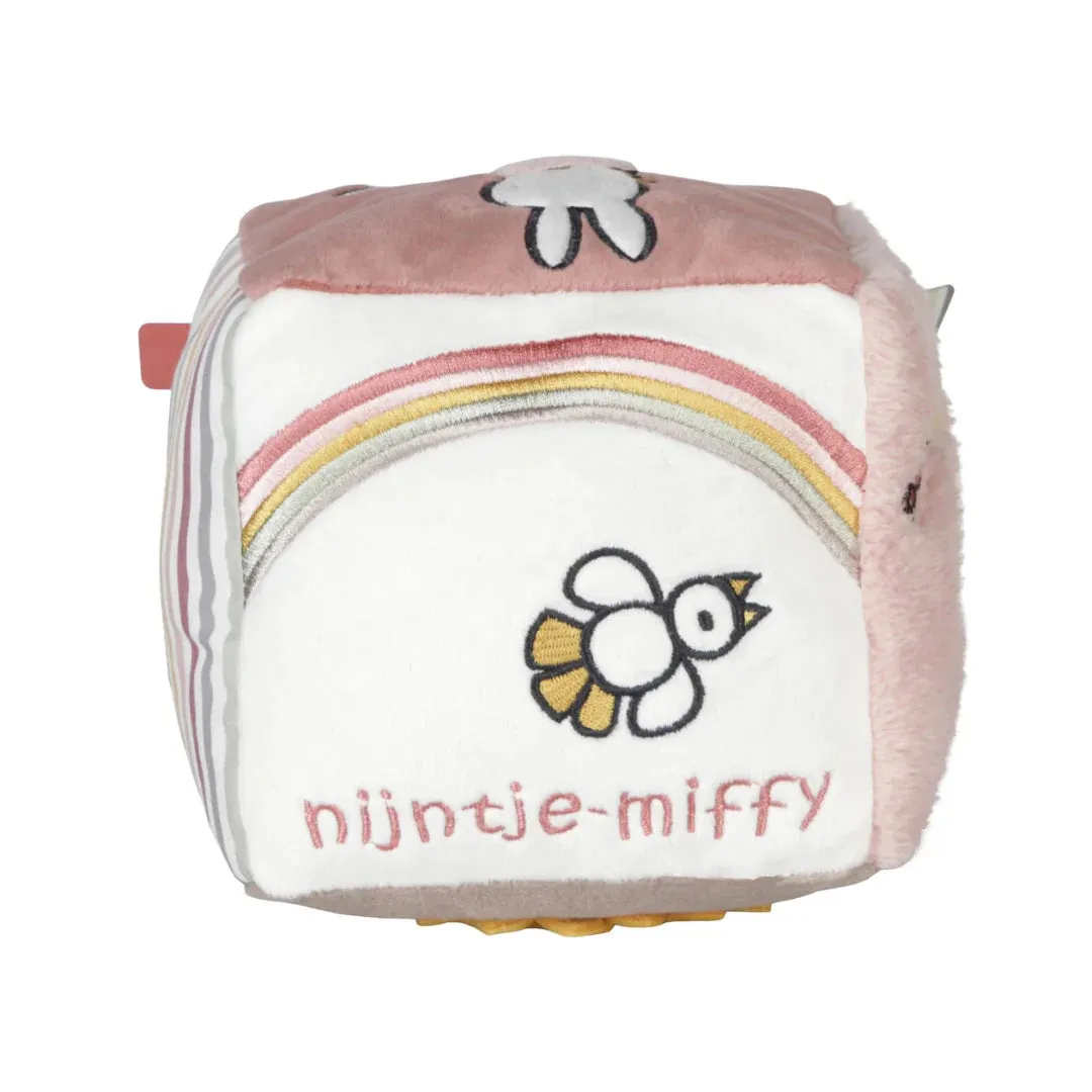 Soft and Sensory Fluffy Miffy Activity Cube - Pink