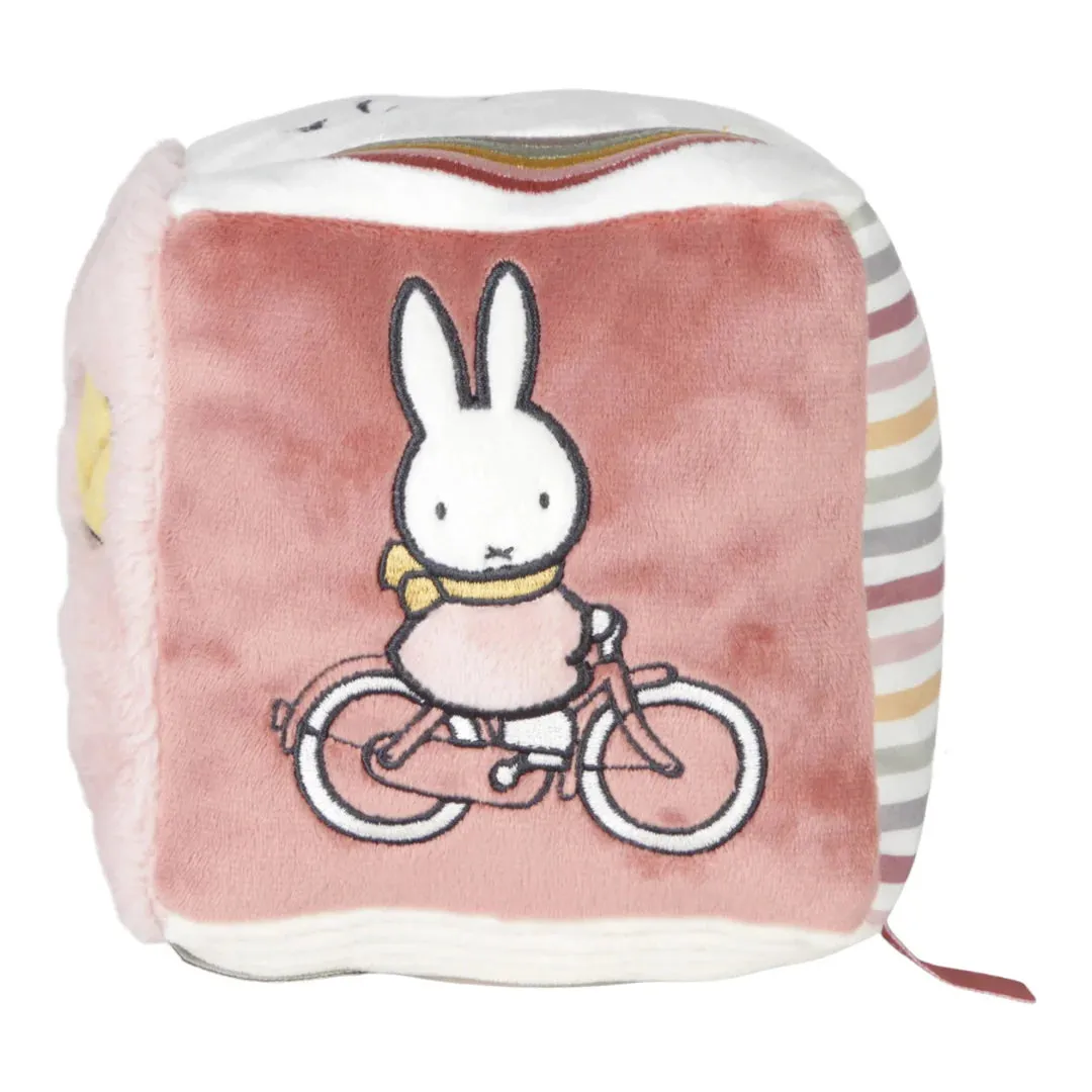 Soft and Sensory Fluffy Miffy Activity Cube - Pink