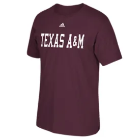 Texas A&M Aggies Adidas Basic Team Font Go-To Tee