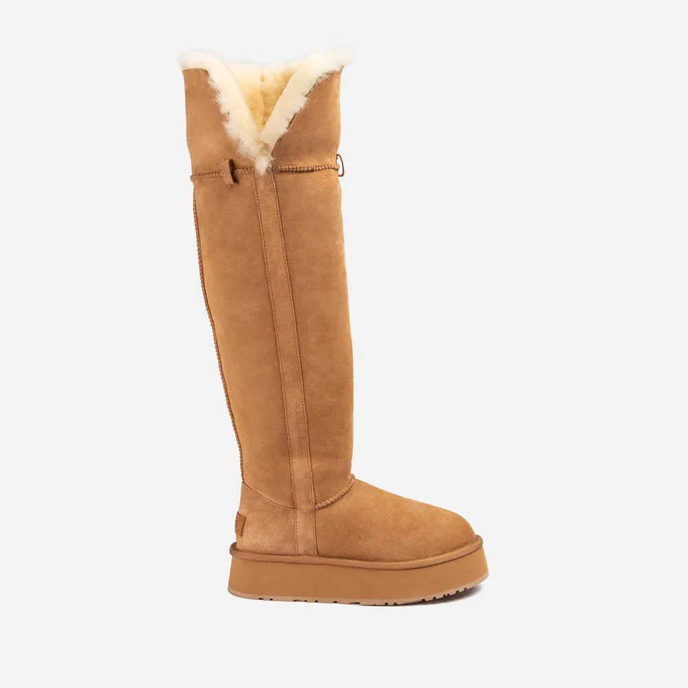 Ugg Classic Platform Buckle Tall Boots (Over The Knee)