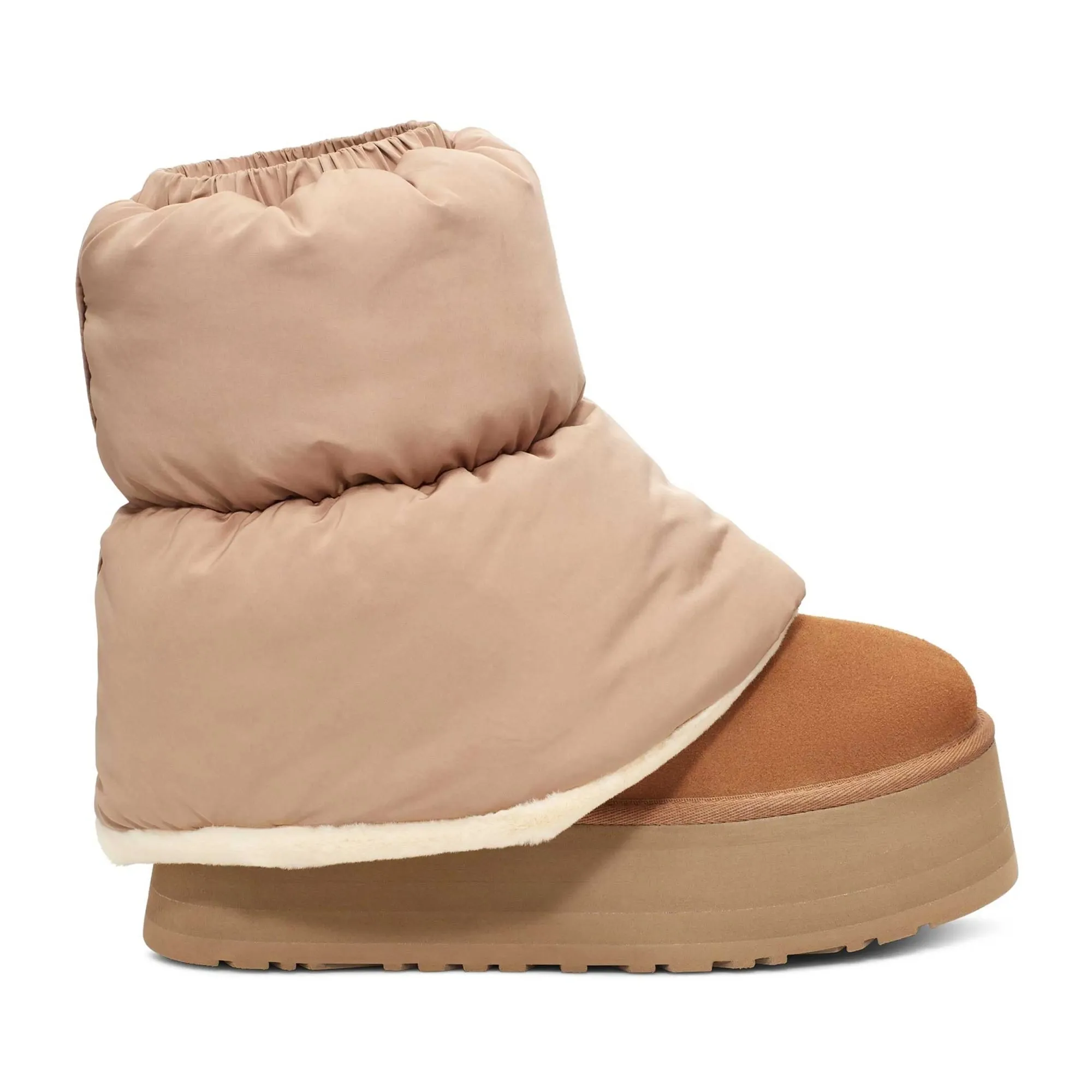 UGG Womens Classic Mini Dipper Puffer Amphora/Chestnut