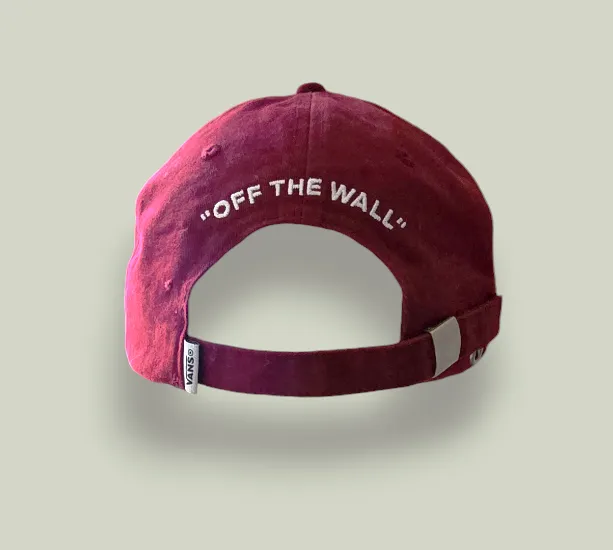 Vans Off The Wall Unisex Burgundy Baseball One Size