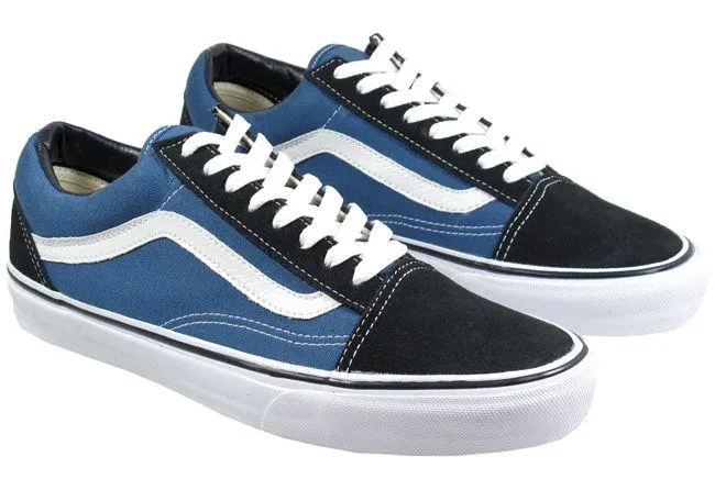 Vans Trainers Mens Old Skool Navy Canvas