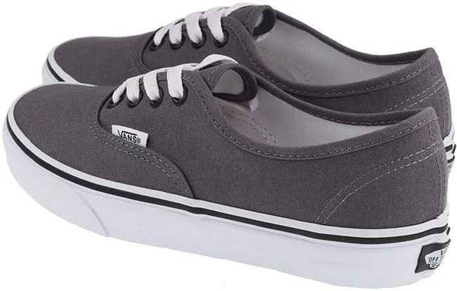 Vans Trainers Womens Authentic Pewter White