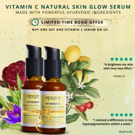 Vitamin C Natural Glow Ayurvedic Serum (limited duration BOGO offer ends soon)